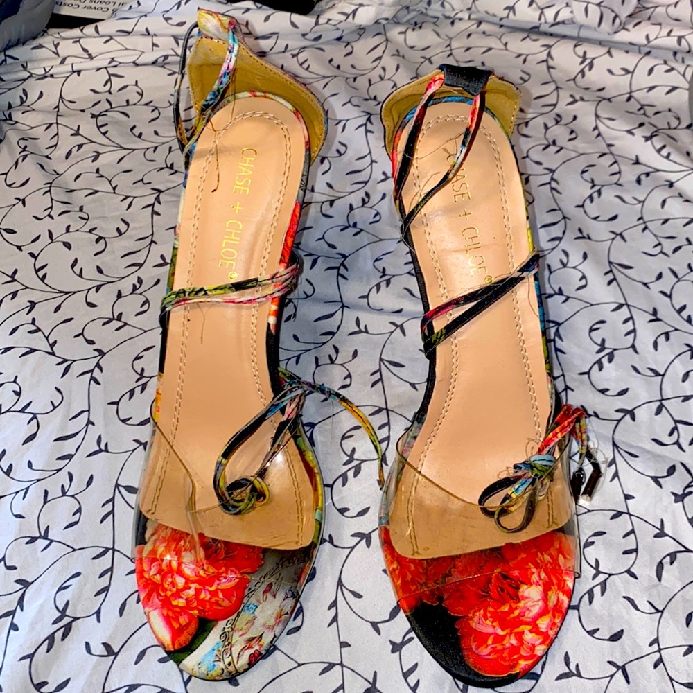 Chase and Chloe Heels, Size 10, Worn Once